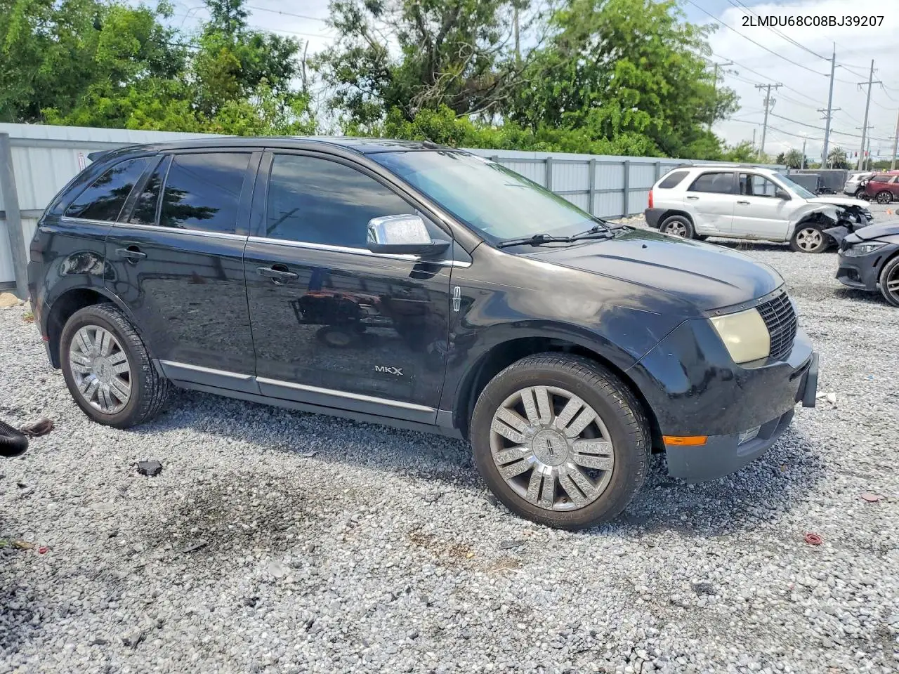 2008 Lincoln Mkx VIN: 2LMDU68C08BJ39207 Lot: 61343976