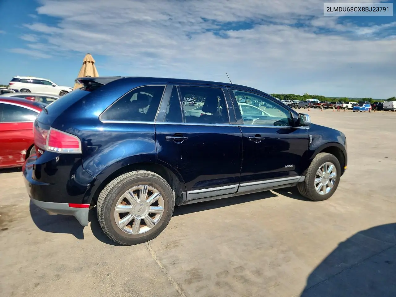 2008 Lincoln Mkx VIN: 2LMDU68CX8BJ23791 Lot: 61353706