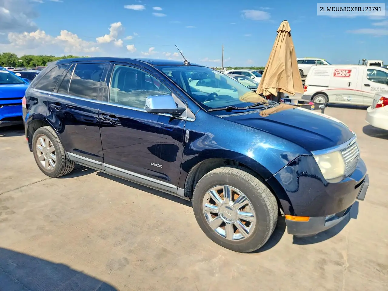 2008 Lincoln Mkx VIN: 2LMDU68CX8BJ23791 Lot: 61353706