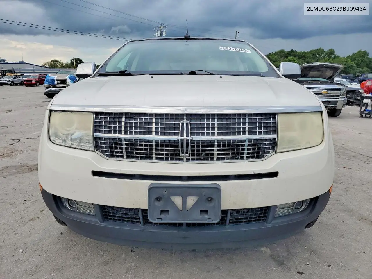 2009 Lincoln Mkx VIN: 2LMDU68C29BJ09434 Lot: 60252046