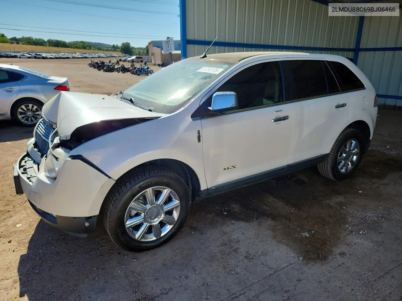 2009 Lincoln Mkx VIN: 2LMDU88C69BJ06466 Lot: 61734176