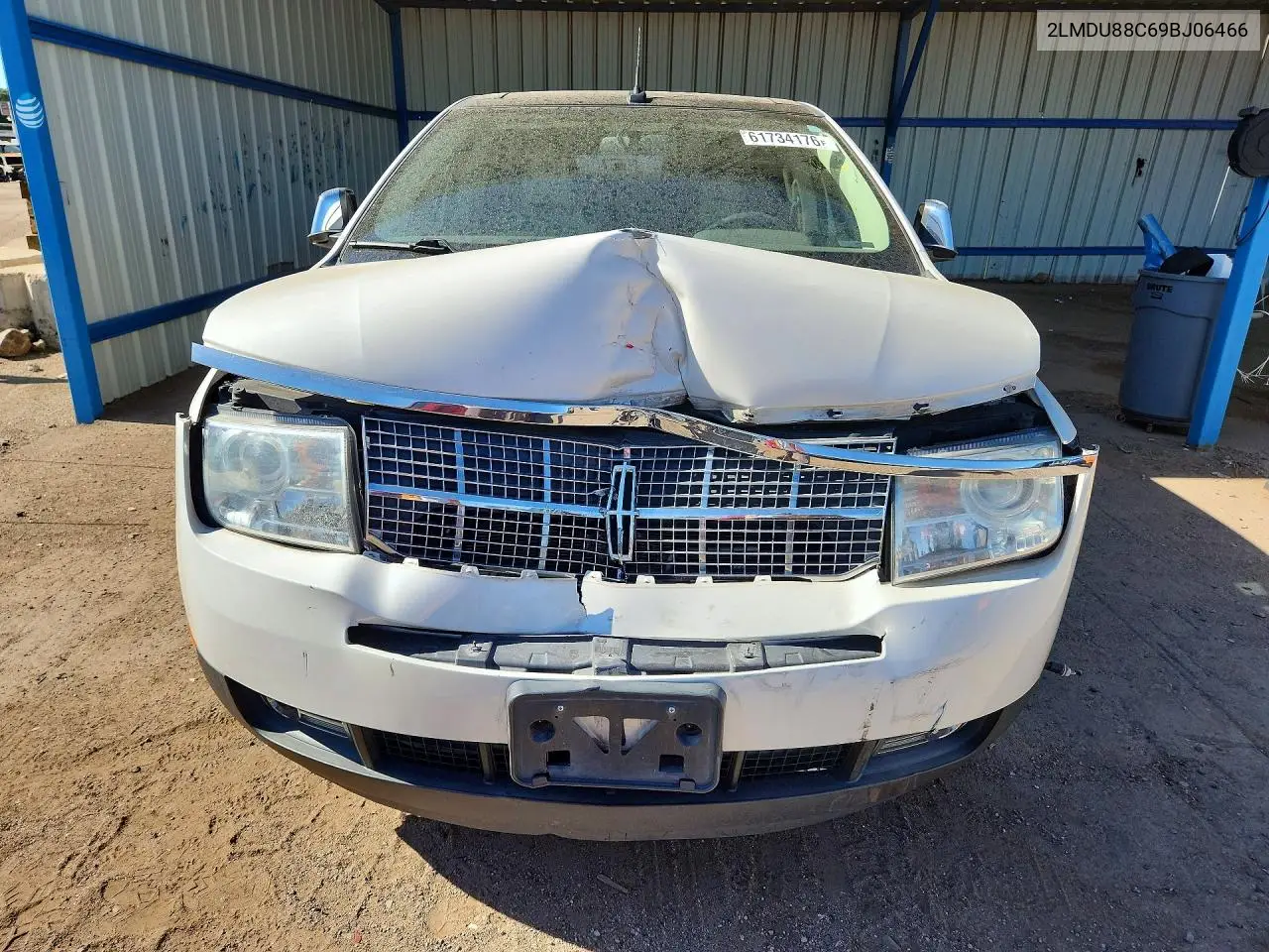 2009 Lincoln Mkx VIN: 2LMDU88C69BJ06466 Lot: 61734176