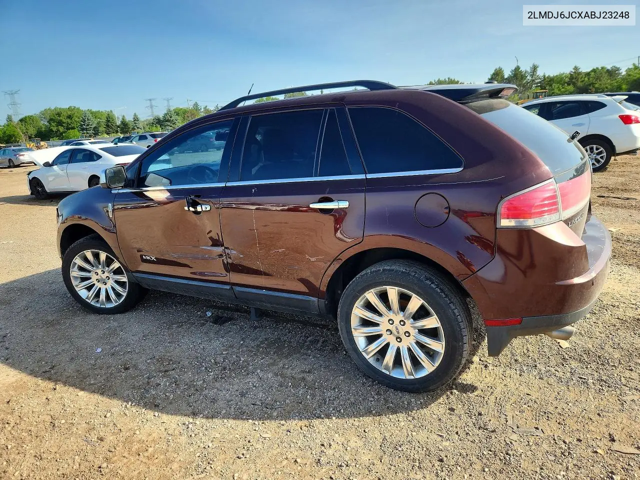 2010 Lincoln Mkx VIN: 2LMDJ6JCXABJ23248 Lot: 56589186