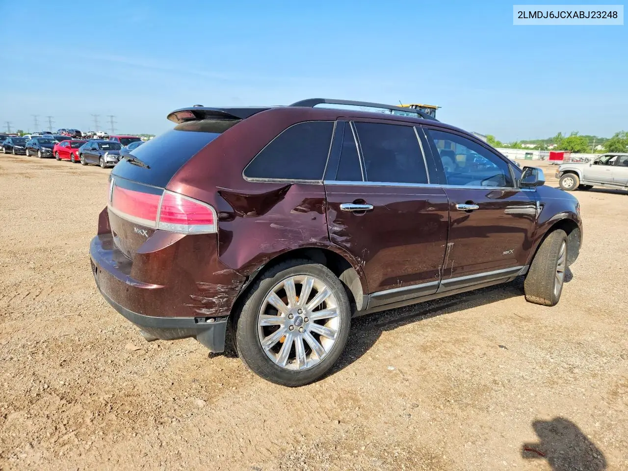 2010 Lincoln Mkx VIN: 2LMDJ6JCXABJ23248 Lot: 56589186