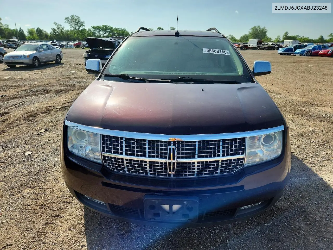 2010 Lincoln Mkx VIN: 2LMDJ6JCXABJ23248 Lot: 56589186