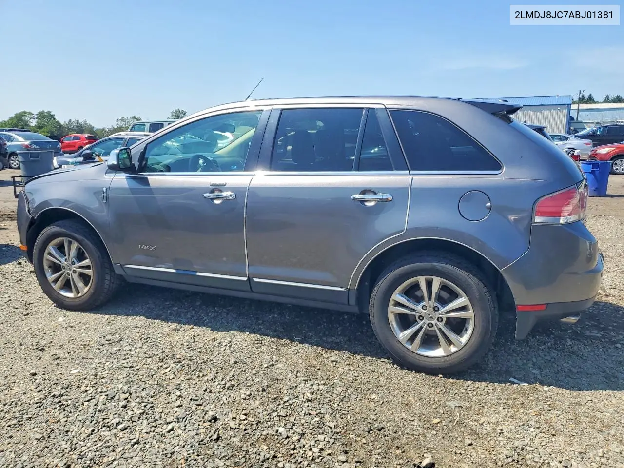 2010 Lincoln Mkx VIN: 2LMDJ8JC7ABJ01381 Lot: 57822426