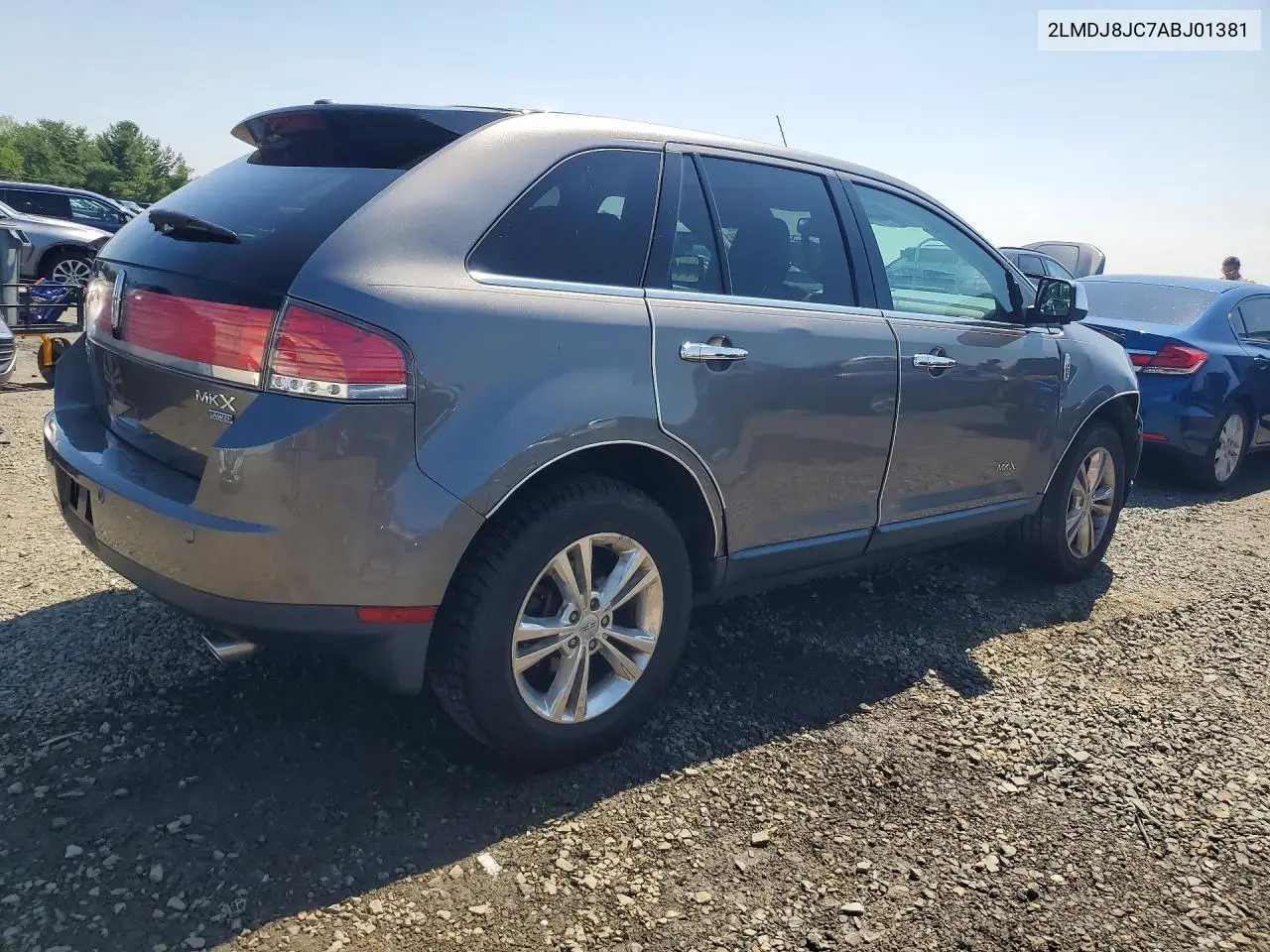 2010 Lincoln Mkx VIN: 2LMDJ8JC7ABJ01381 Lot: 57822426