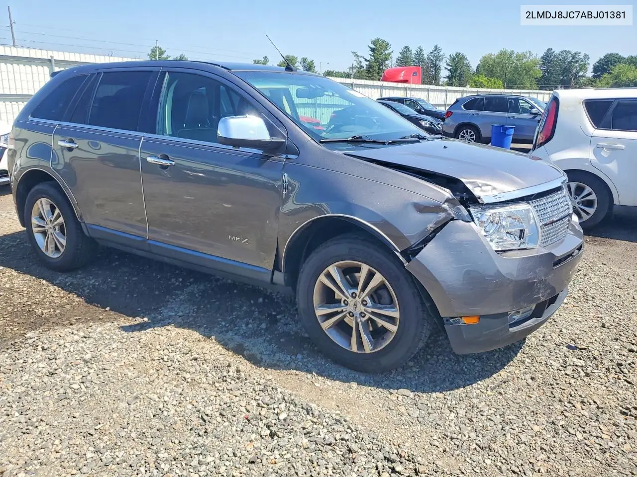 2010 Lincoln Mkx VIN: 2LMDJ8JC7ABJ01381 Lot: 57822426