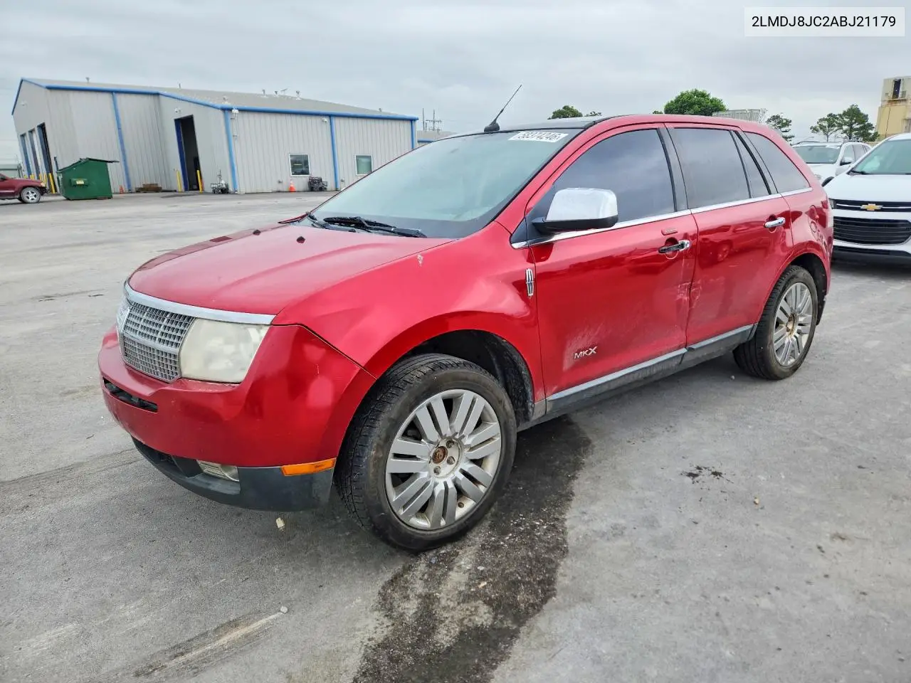 2010 Lincoln Mkx VIN: 2LMDJ8JC2ABJ21179 Lot: 58374246