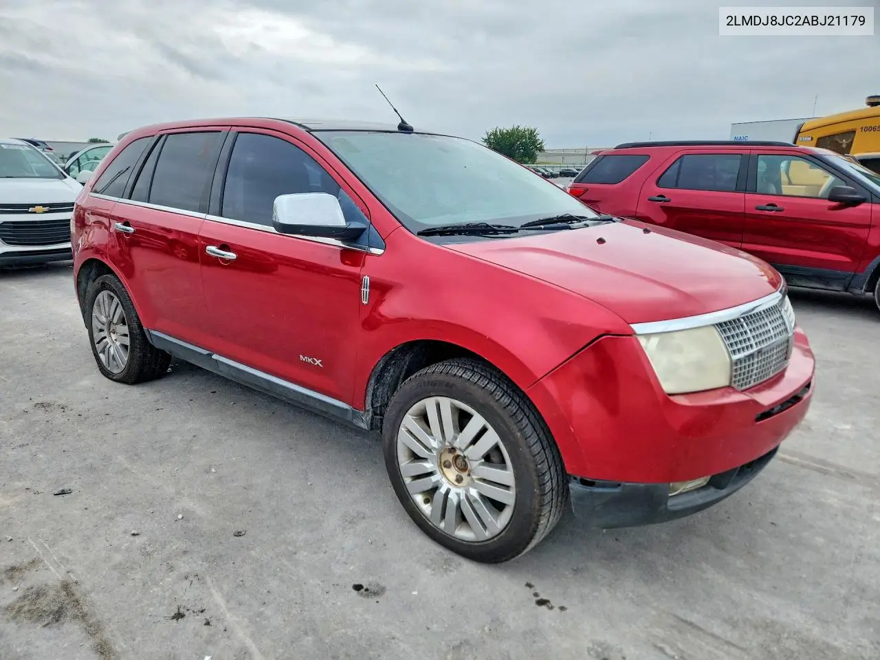2010 Lincoln Mkx VIN: 2LMDJ8JC2ABJ21179 Lot: 58374246