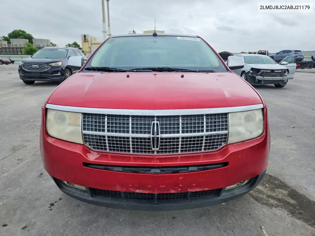 2010 Lincoln Mkx VIN: 2LMDJ8JC2ABJ21179 Lot: 58374246