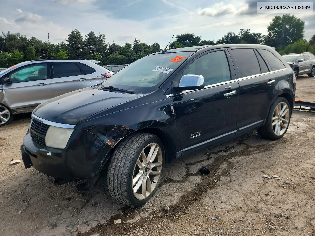 2010 Lincoln Mkx VIN: 2LMDJ8JCXABJ02539 Lot: 58482446