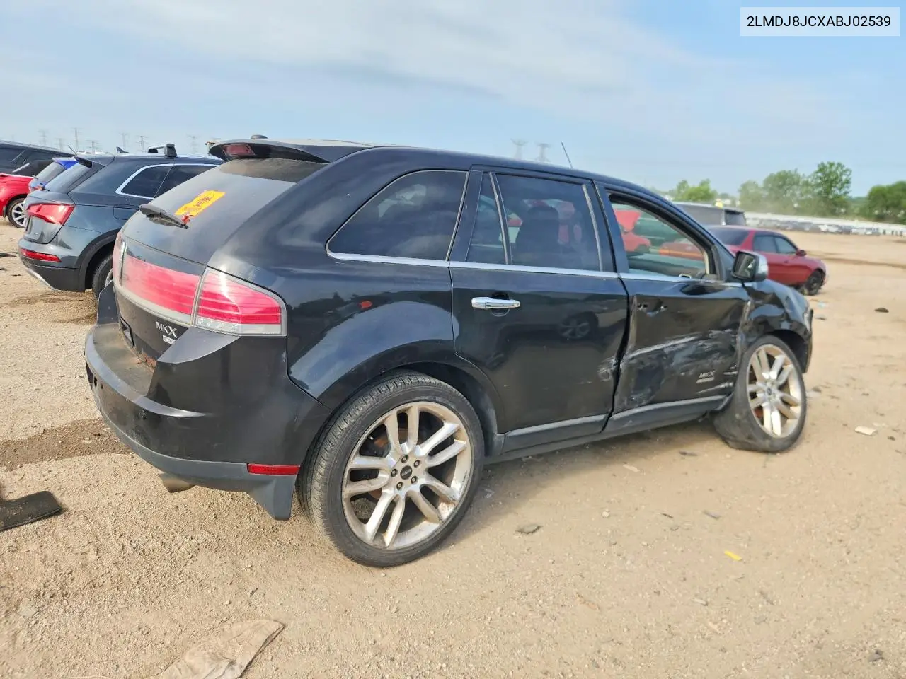 2010 Lincoln Mkx VIN: 2LMDJ8JCXABJ02539 Lot: 58482446