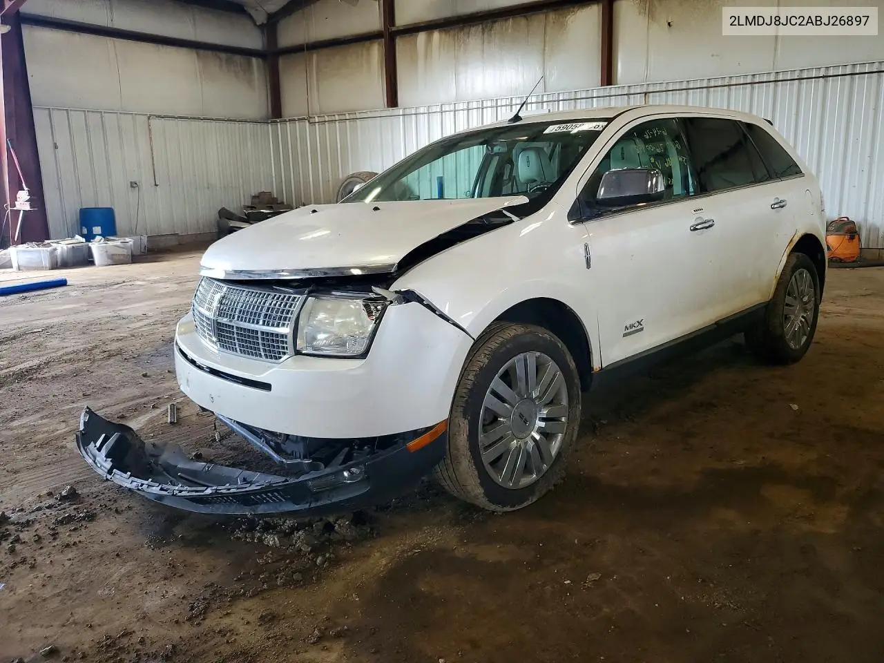 2010 Lincoln Mkx VIN: 2LMDJ8JC2ABJ26897 Lot: 59058896