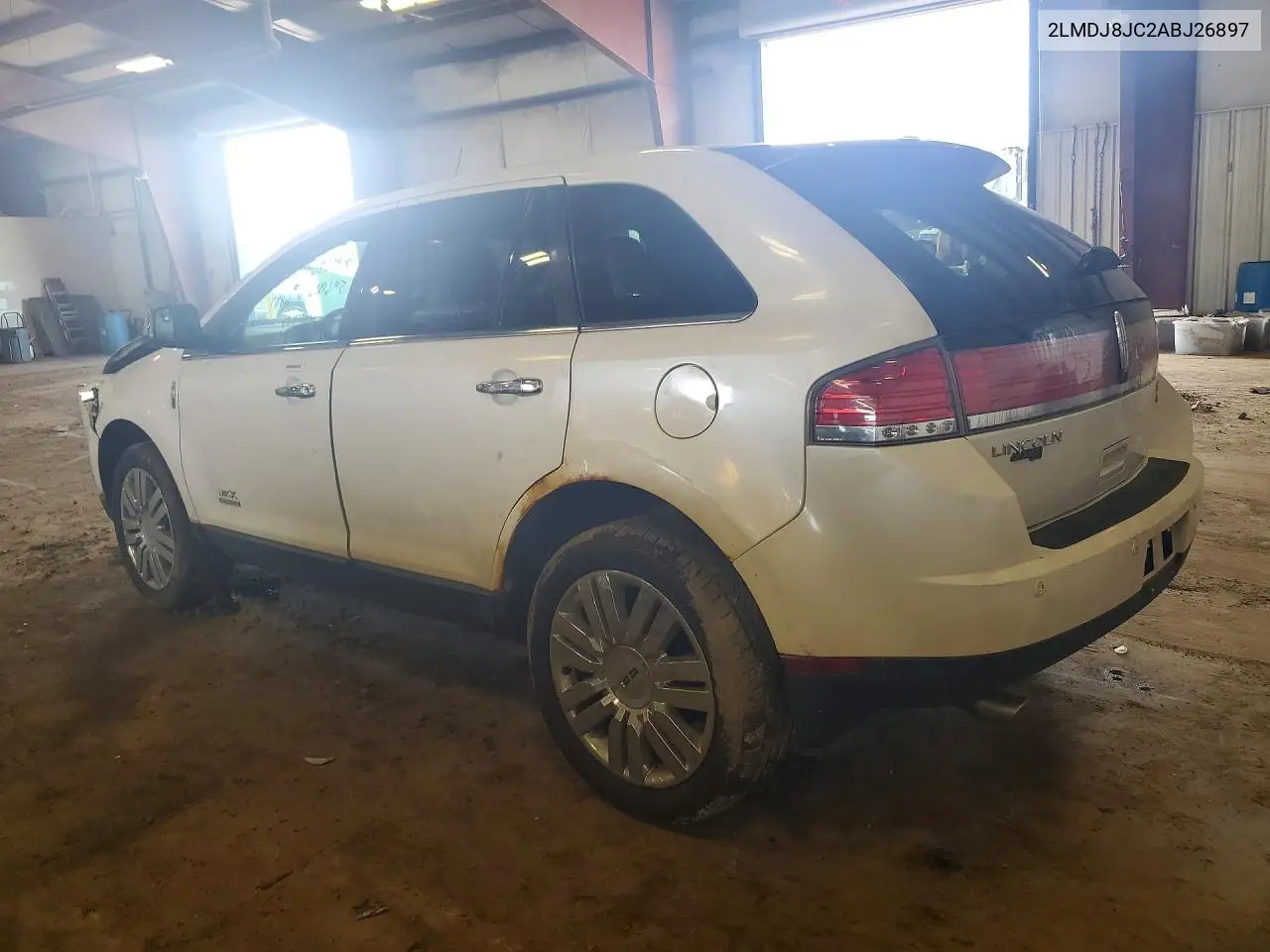 2010 Lincoln Mkx VIN: 2LMDJ8JC2ABJ26897 Lot: 59058896