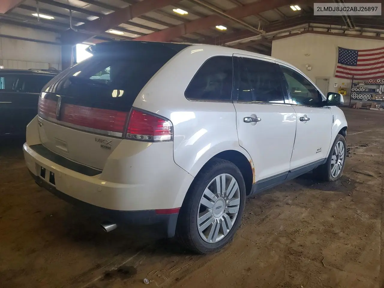 2010 Lincoln Mkx VIN: 2LMDJ8JC2ABJ26897 Lot: 59058896