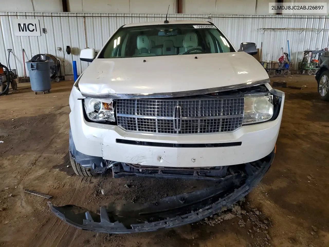 2010 Lincoln Mkx VIN: 2LMDJ8JC2ABJ26897 Lot: 59058896
