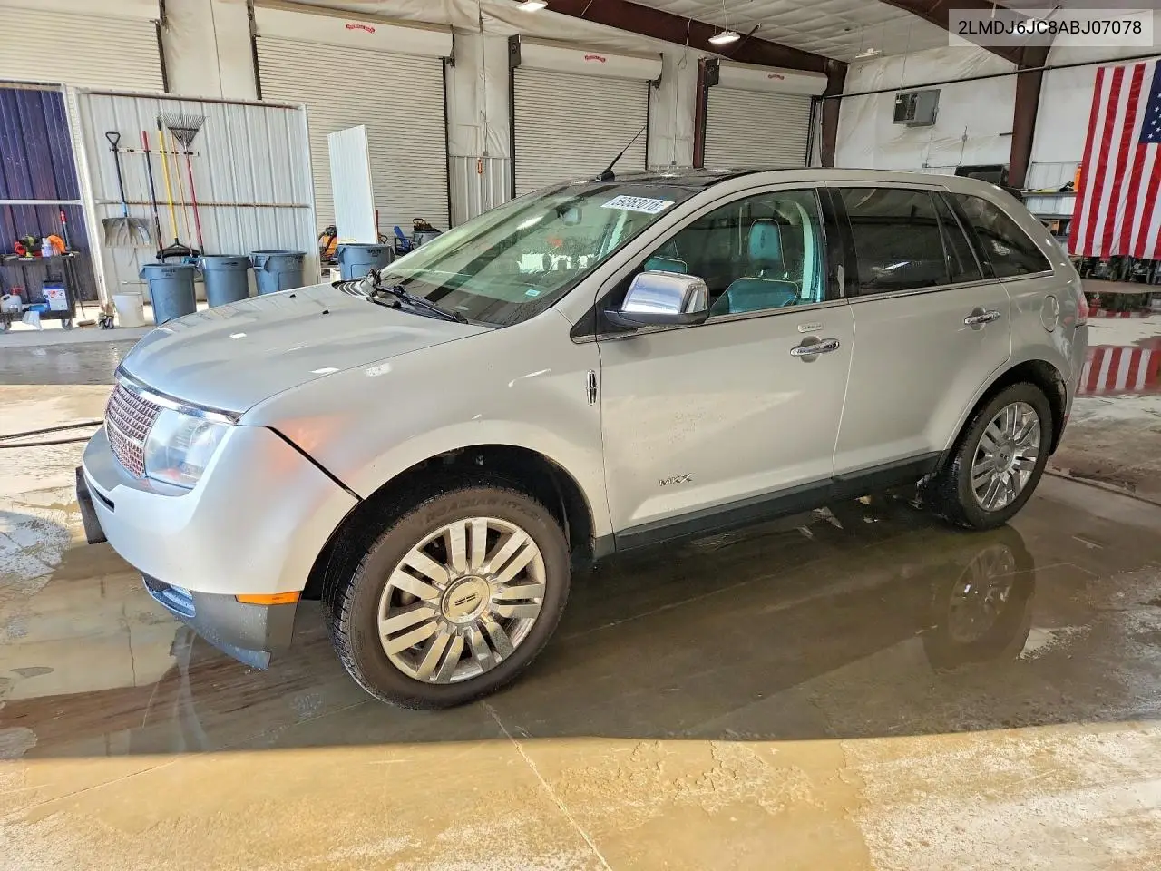 2010 Lincoln Mkx VIN: 2LMDJ6JC8ABJ07078 Lot: 59363016
