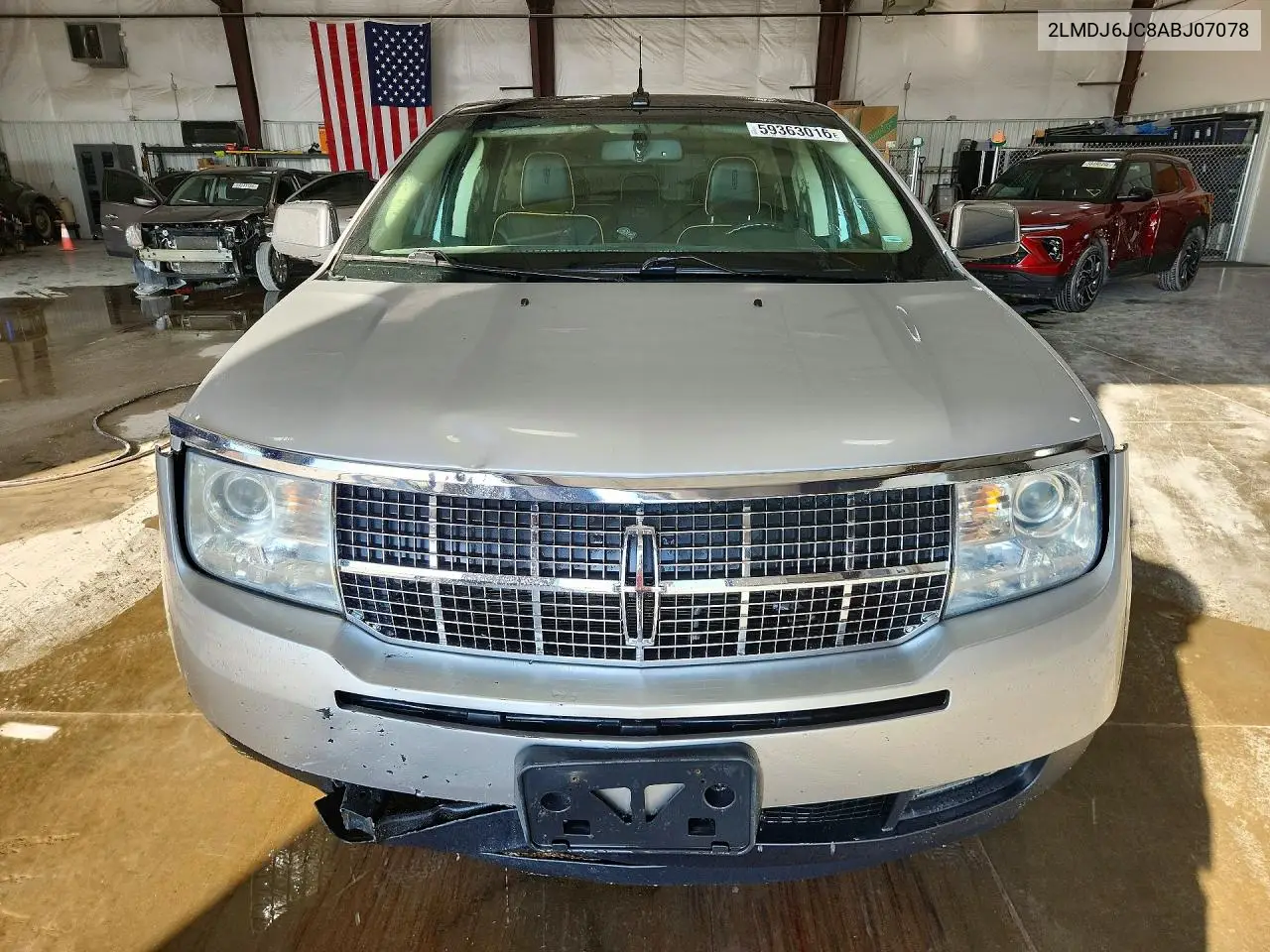 2010 Lincoln Mkx VIN: 2LMDJ6JC8ABJ07078 Lot: 59363016