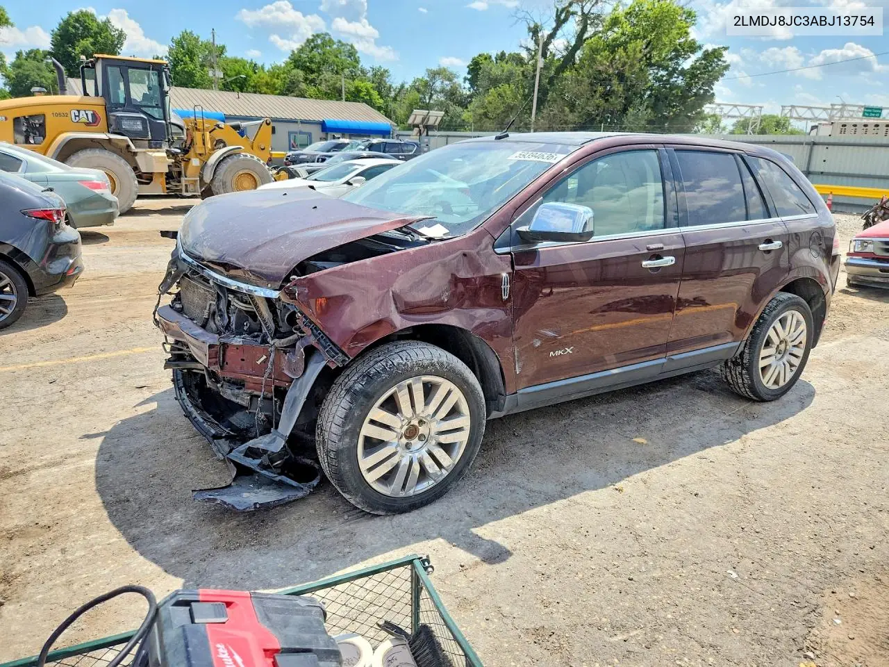 2010 Lincoln Mkx VIN: 2LMDJ8JC3AFJ13754 Lot: 59394636