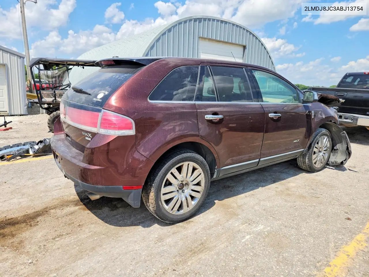2010 Lincoln Mkx VIN: 2LMDJ8JC3AFJ13754 Lot: 59394636