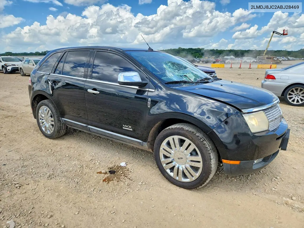 2010 Lincoln Mkx VIN: 2LMDJ8JC2ABJ28469 Lot: 61679386