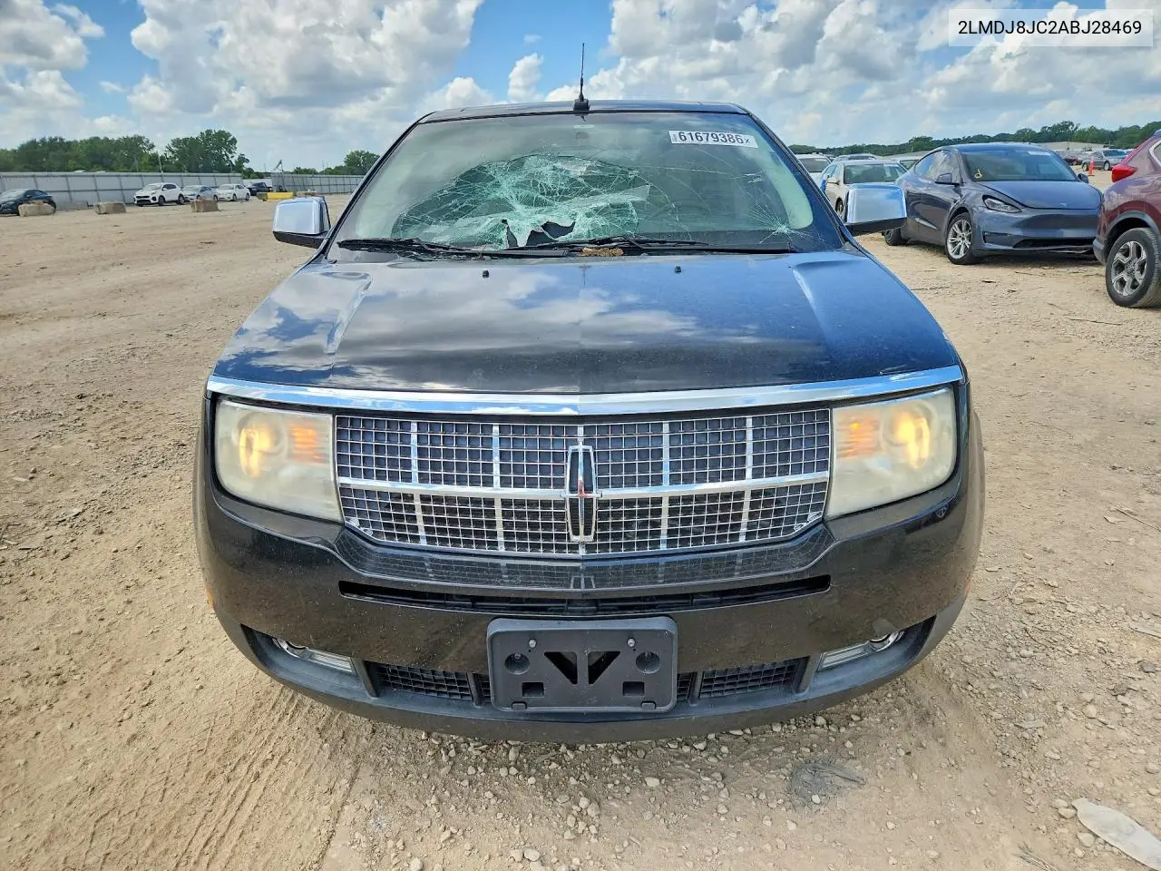 2010 Lincoln Mkx VIN: 2LMDJ8JC2ABJ28469 Lot: 61679386