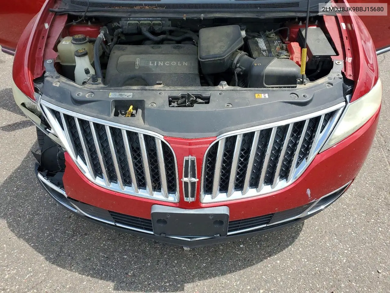 2011 Lincoln Mkx VIN: 2LMDJ8JK9BBJ15680 Lot: 58441726