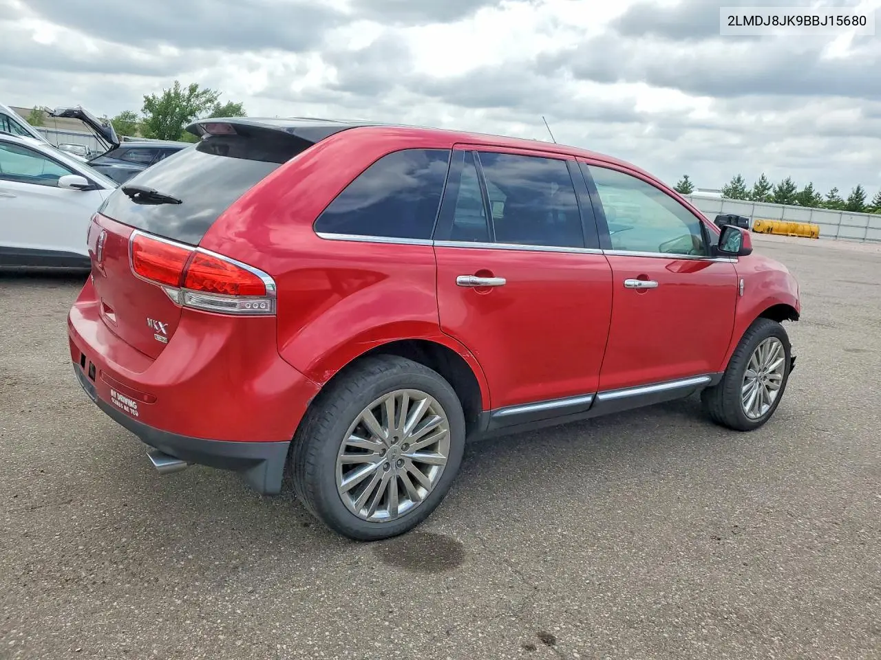 2011 Lincoln Mkx VIN: 2LMDJ8JK9BBJ15680 Lot: 58441726