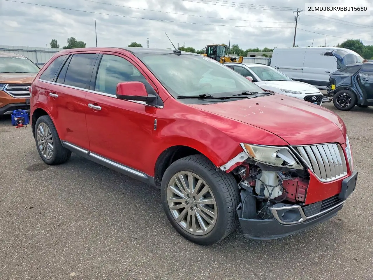2011 Lincoln Mkx VIN: 2LMDJ8JK9BBJ15680 Lot: 58441726