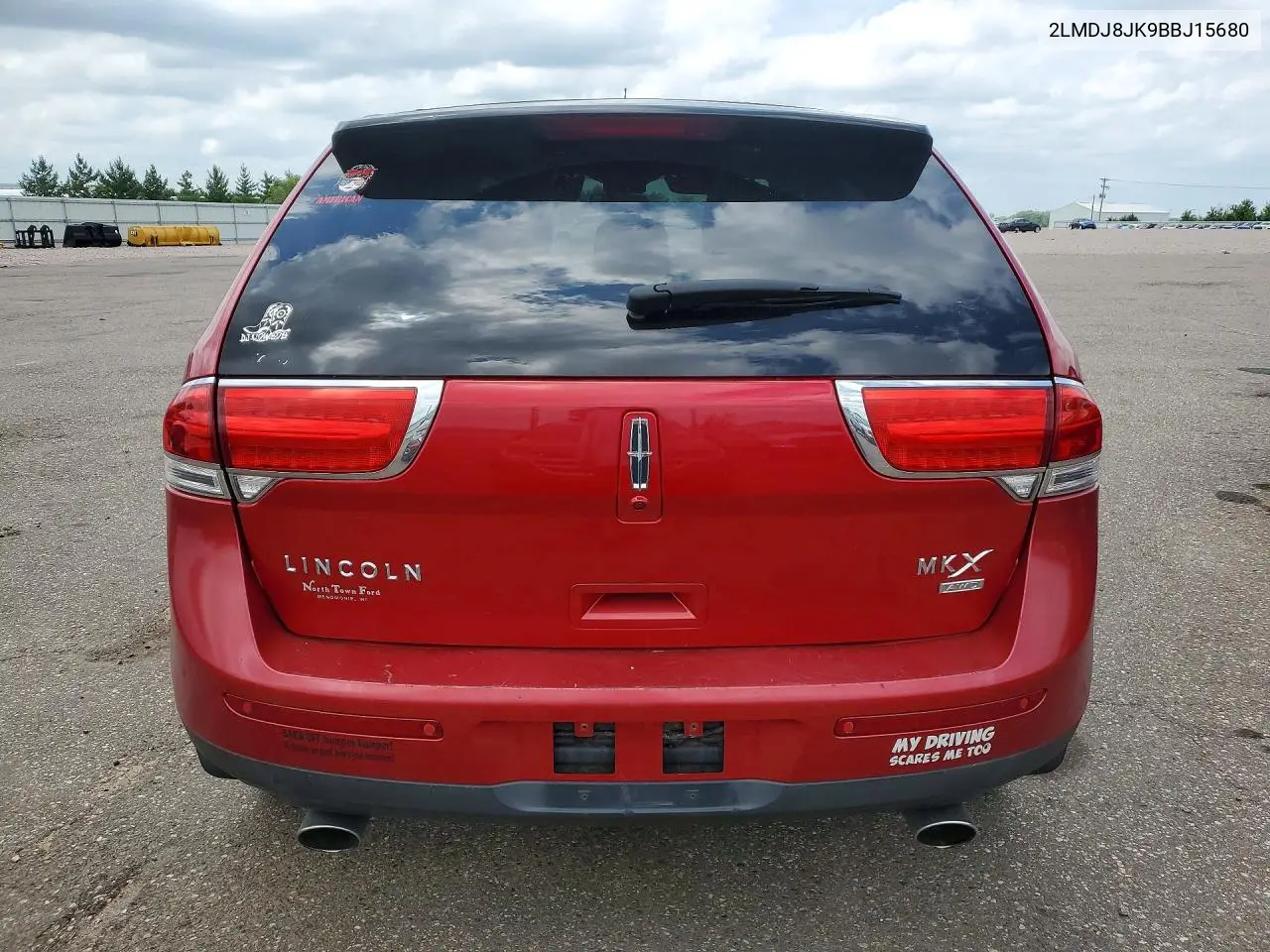 2011 Lincoln Mkx VIN: 2LMDJ8JK9BBJ15680 Lot: 58441726