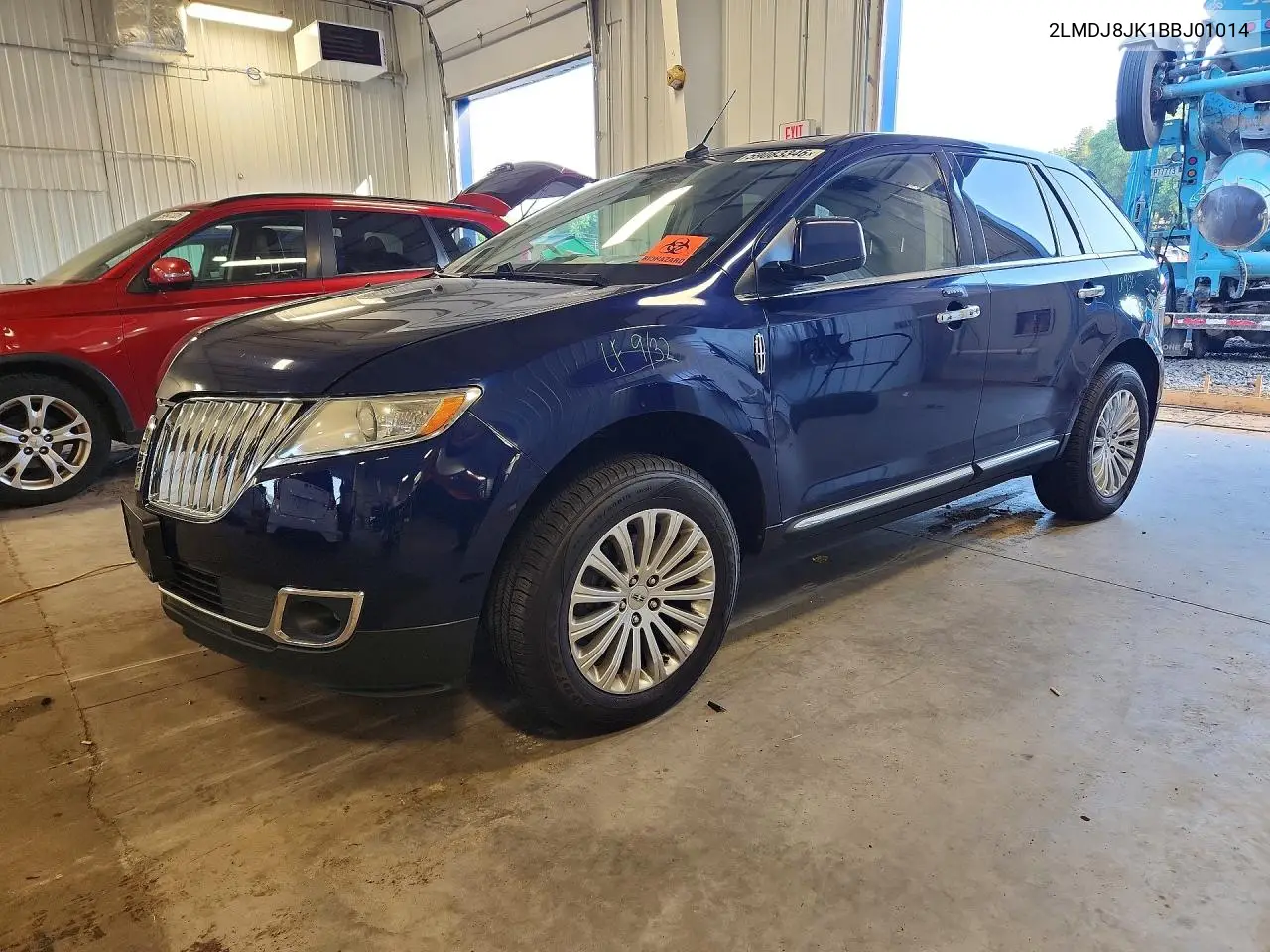 2011 Lincoln Mkx VIN: 2LMDJ8JK1BBJ01014 Lot: 59083346