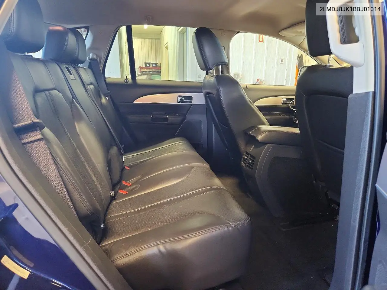 2011 Lincoln Mkx VIN: 2LMDJ8JK1BBJ01014 Lot: 59083346