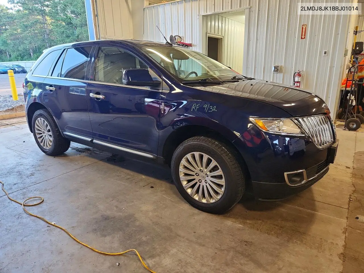 2011 Lincoln Mkx VIN: 2LMDJ8JK1BBJ01014 Lot: 59083346