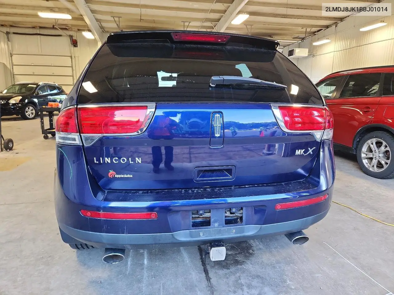 2011 Lincoln Mkx VIN: 2LMDJ8JK1BBJ01014 Lot: 59083346