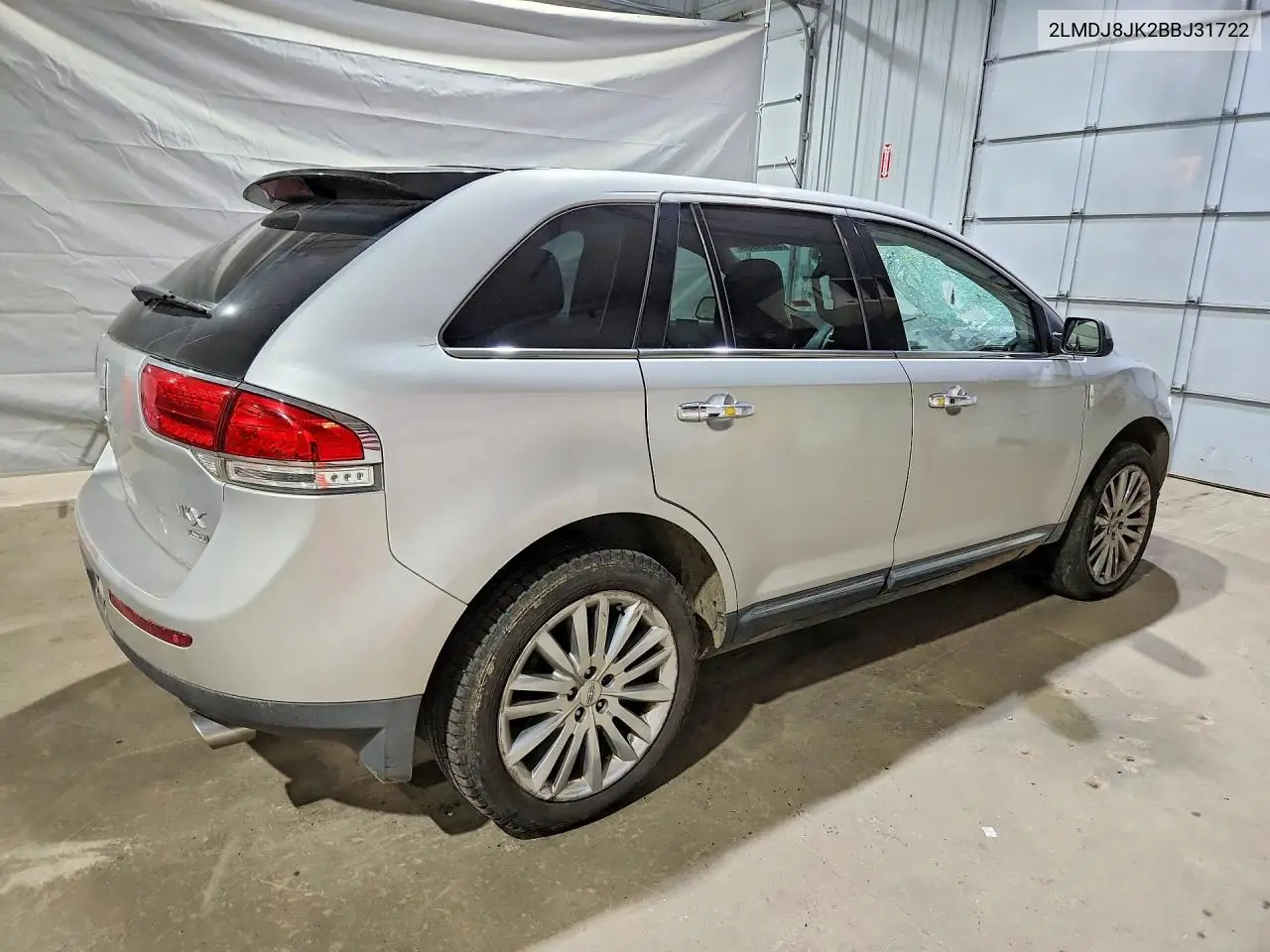 2011 Lincoln Mkx VIN: 2LMDJ8JK2BBJ31722 Lot: 59121996
