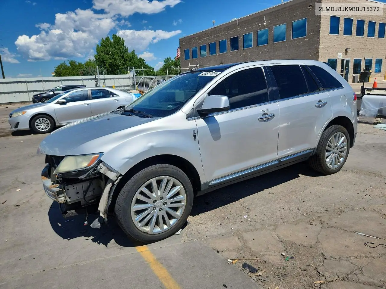 2011 Lincoln Mkx VIN: 2LMDJ8JK9BBJ15372 Lot: 59917926