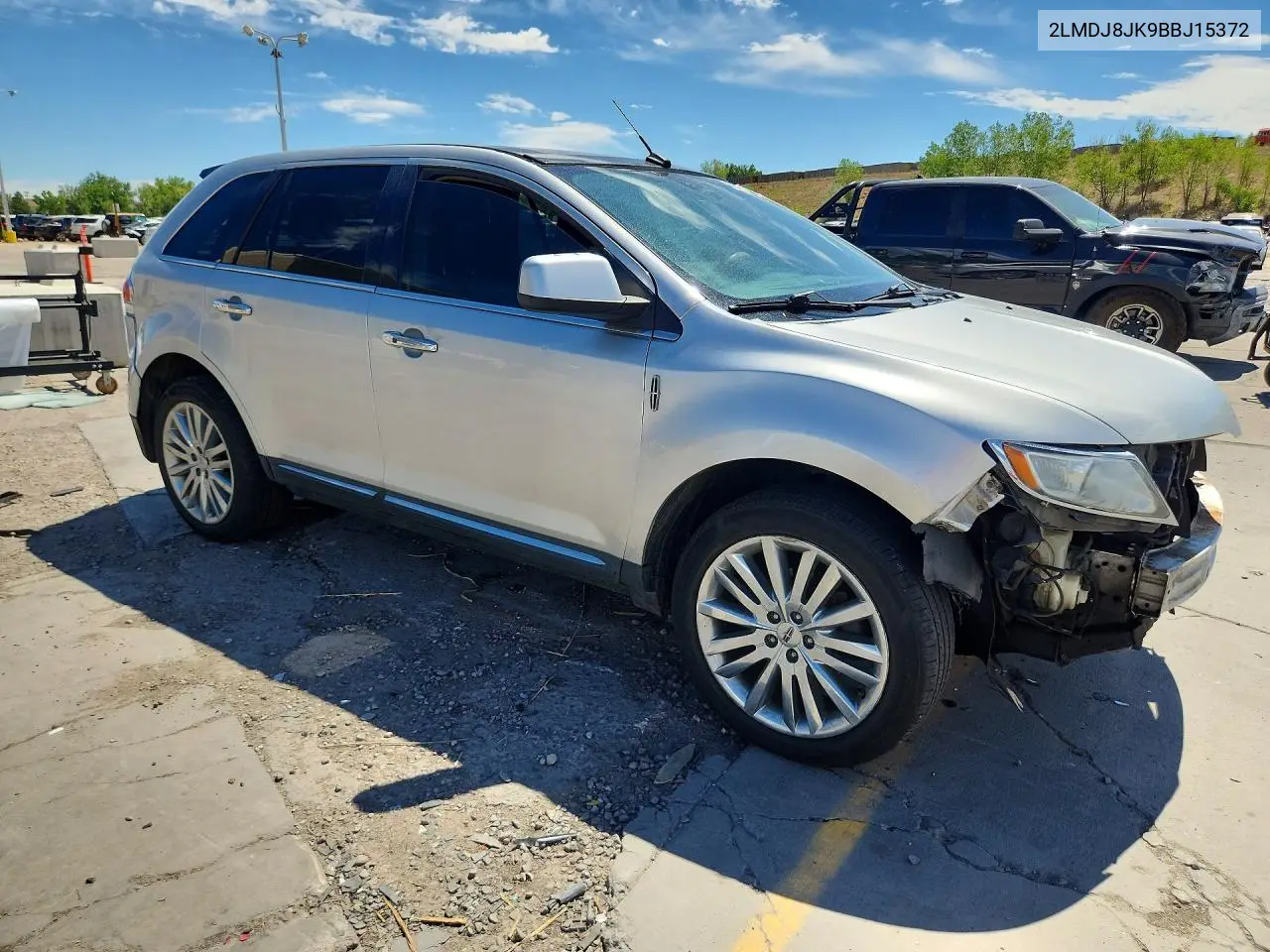 2011 Lincoln Mkx VIN: 2LMDJ8JK9BBJ15372 Lot: 59917926