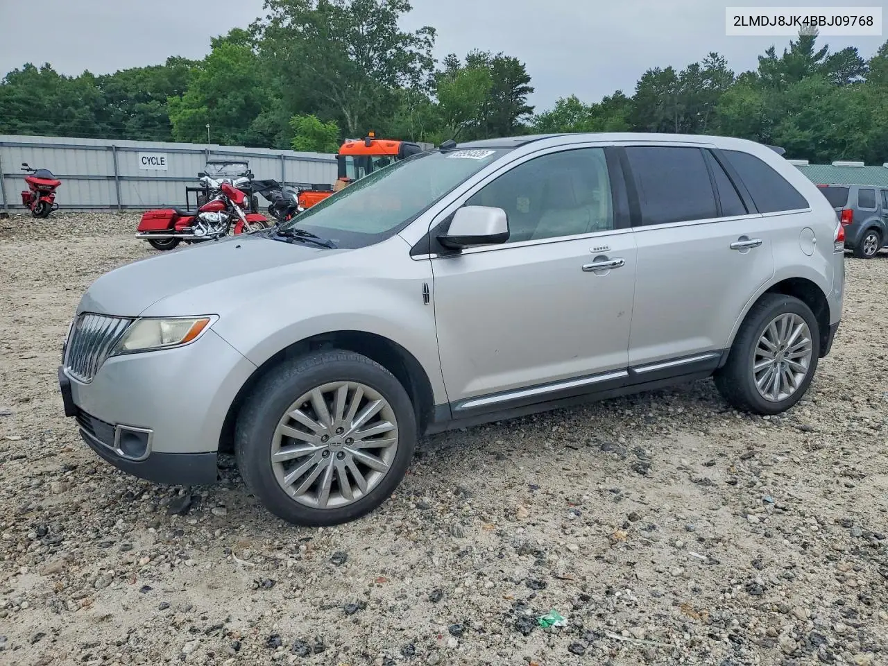 2011 Lincoln Mkx VIN: 2LMDJ8JK4BBJ09768 Lot: 59954526