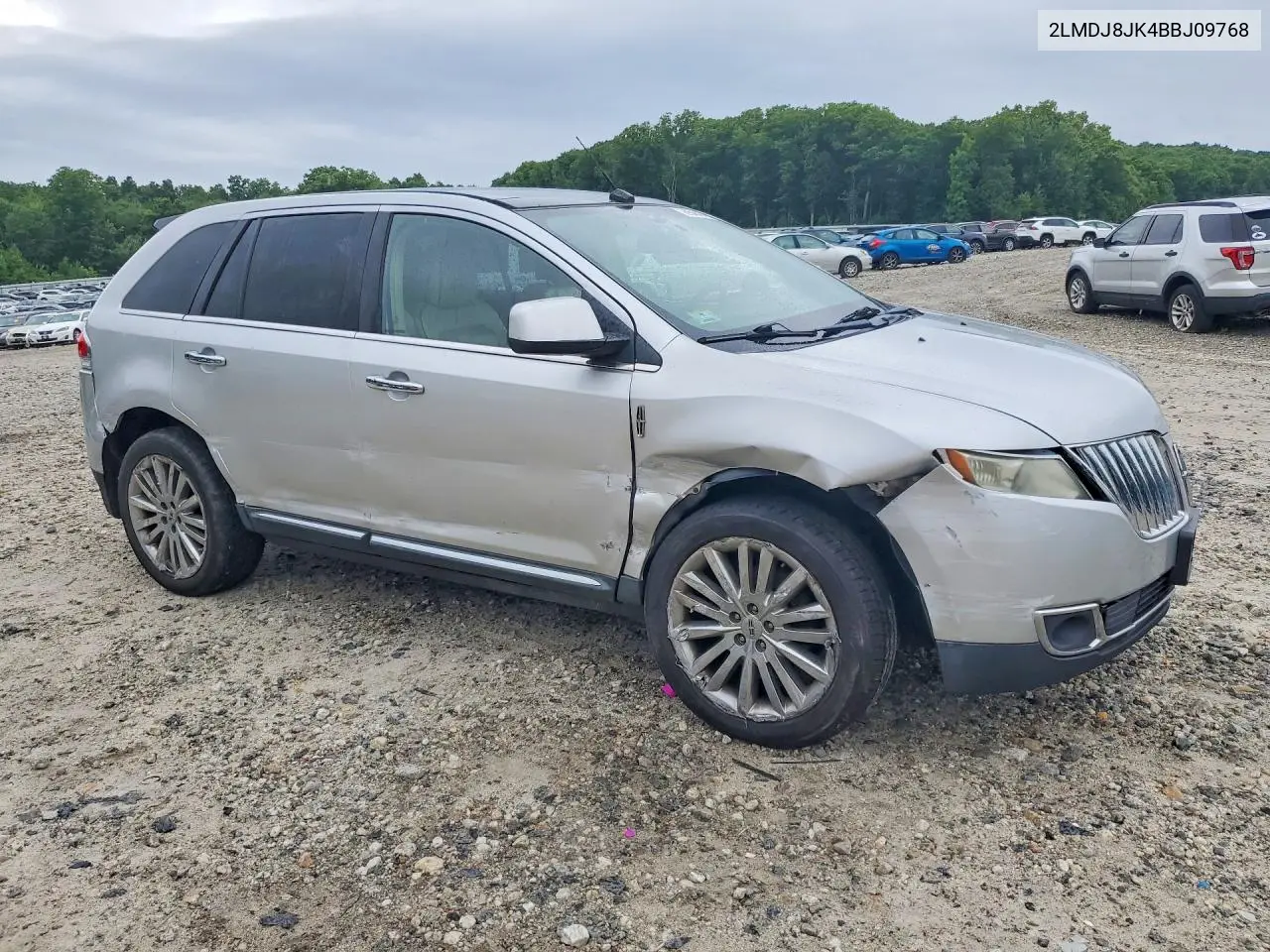 2011 Lincoln Mkx VIN: 2LMDJ8JK4BBJ09768 Lot: 59954526