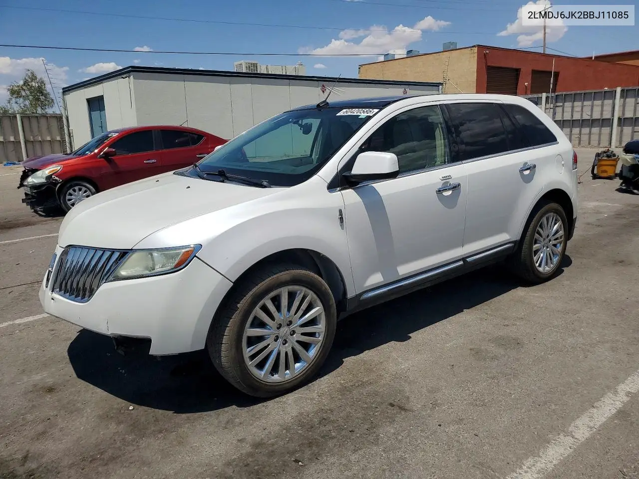 2011 Lincoln Mkx VIN: 2LMDJ6JK2BBJ11085 Lot: 60420586