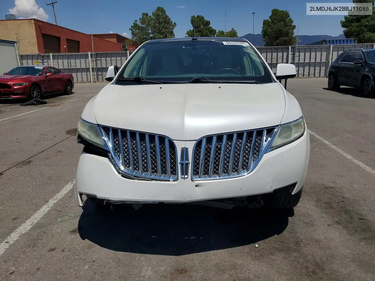 2011 Lincoln Mkx VIN: 2LMDJ6JK2BBJ11085 Lot: 60420586