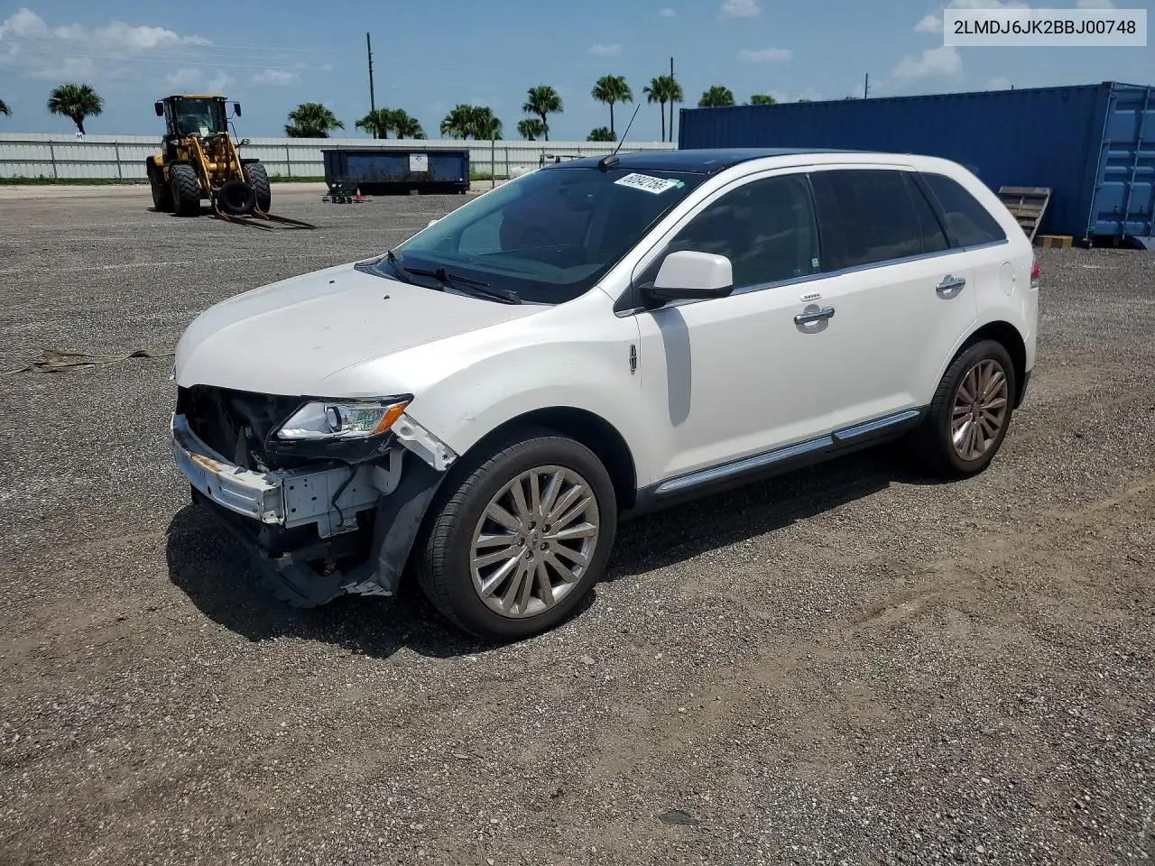 2011 Lincoln Mkx VIN: 2LMDJ6JK2BBJ00748 Lot: 60842156