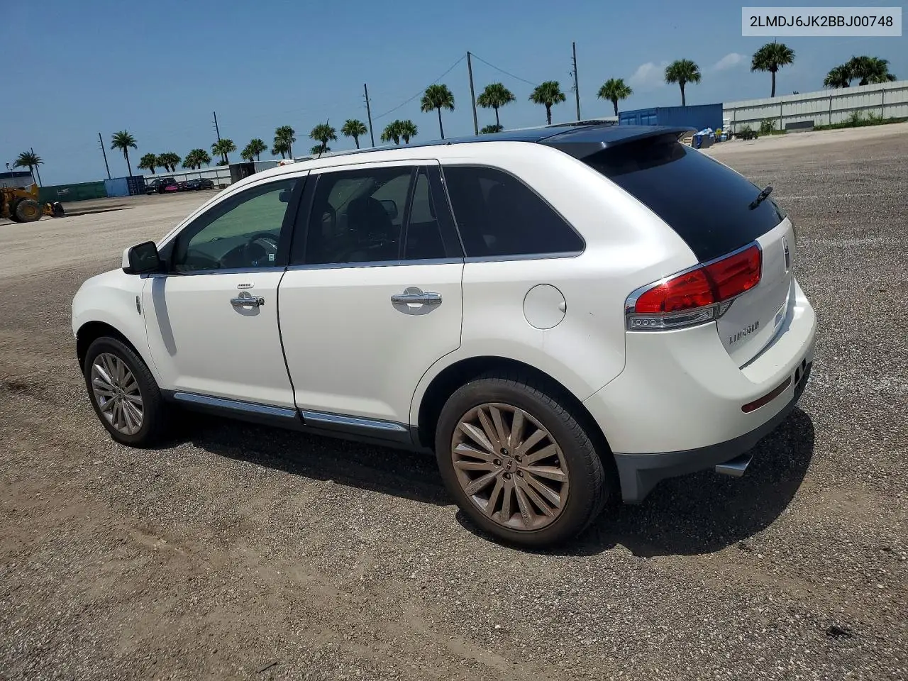 2011 Lincoln Mkx VIN: 2LMDJ6JK2BBJ00748 Lot: 60842156