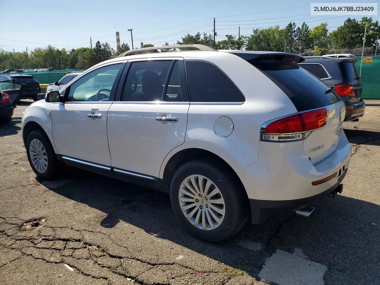 2011 Lincoln Mkx VIN: 2LMDJ6JK7BBJ23409 Lot: 60899886
