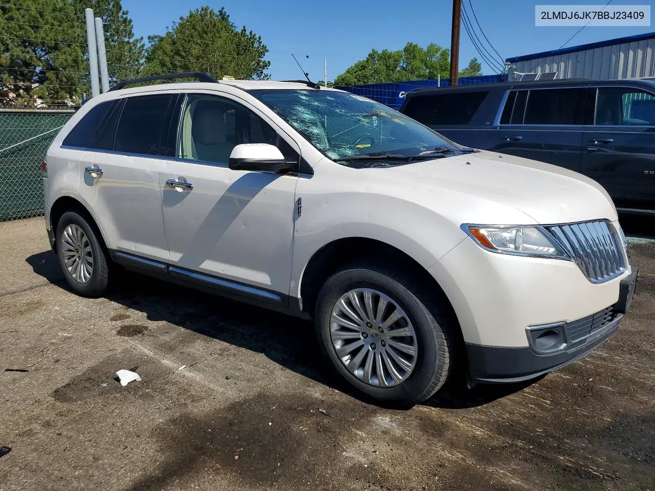 2011 Lincoln Mkx VIN: 2LMDJ6JK7BBJ23409 Lot: 60899886