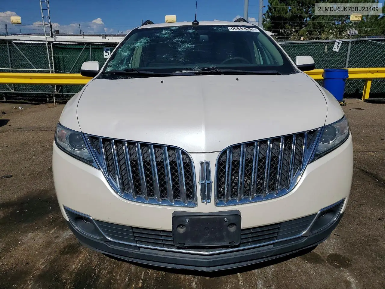 2011 Lincoln Mkx VIN: 2LMDJ6JK7BBJ23409 Lot: 60899886