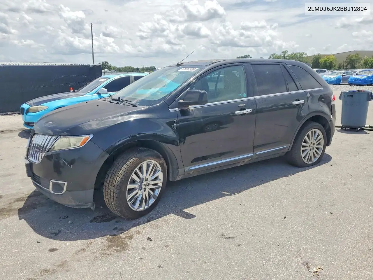 2011 Lincoln Mkx VIN: 2LMDJ6JK2BBJ12804 Lot: 61013526
