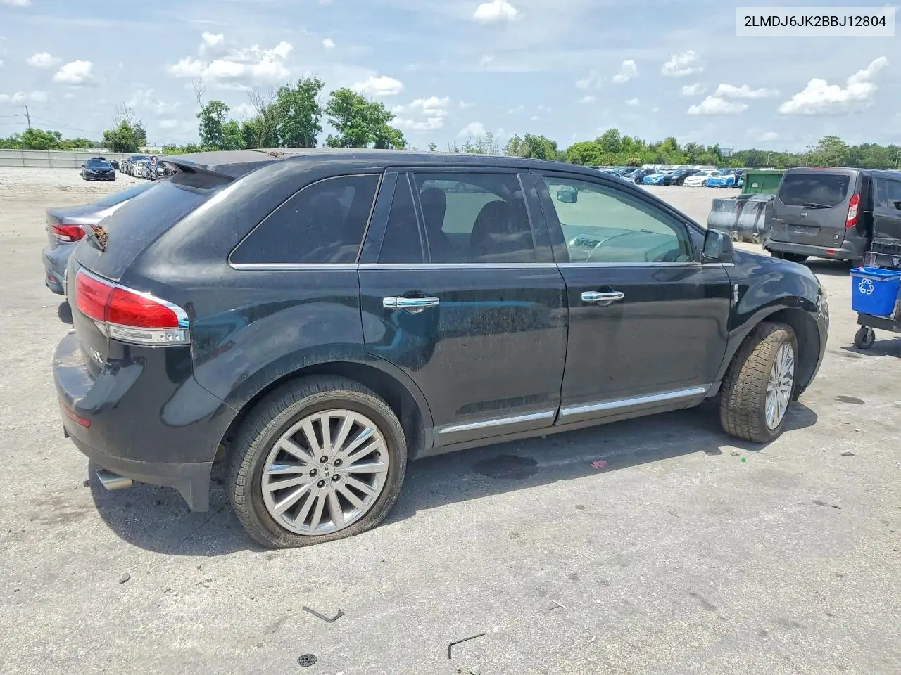 2011 Lincoln Mkx VIN: 2LMDJ6JK2BBJ12804 Lot: 61013526
