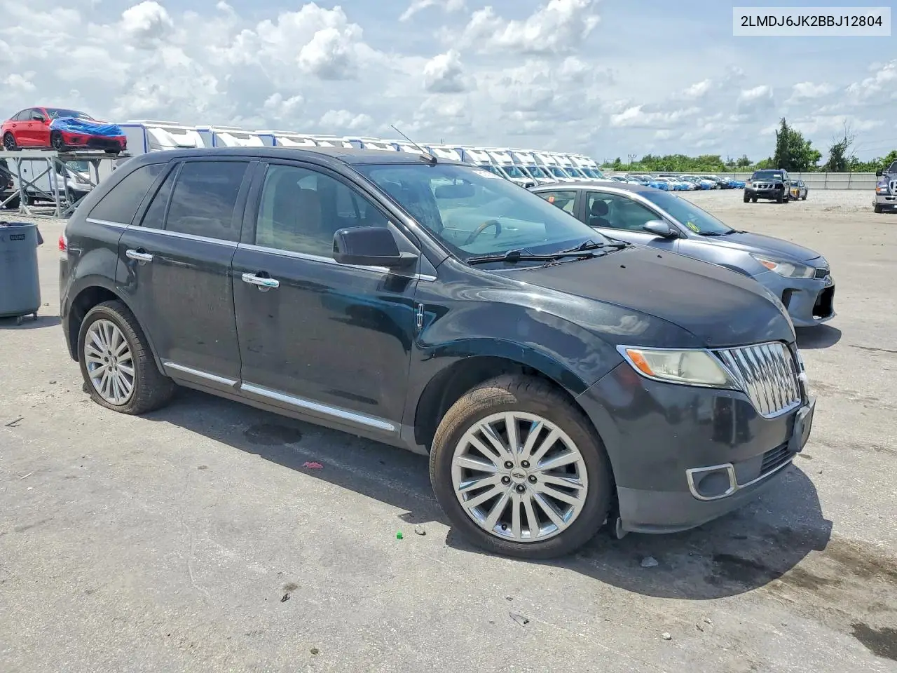 2011 Lincoln Mkx VIN: 2LMDJ6JK2BBJ12804 Lot: 61013526